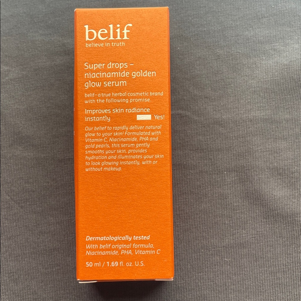 Super Drops Niacinamide Golden Glow Serum - Orange